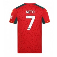 Dres Wolves Pedro Neto #7 Preč 2023-24 Krátky Rukáv